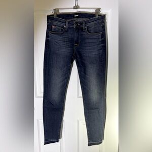 HUDSON Ankle Krista Super Skinny Release Hem Denim Jeans Size 27
